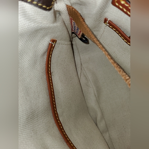 Dooney & Bourke Pebble Grain Domed Satchel in Brown Tmoro Pebbled Leather - Picture 6 of 8